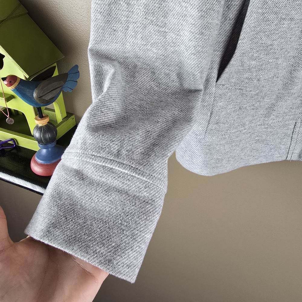 Express Gray Zip Up Jacket Medium NWT - image 10